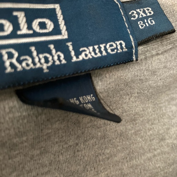 Men's Ralph Lauren Gray 3XB Polo - Picture 6 of 6